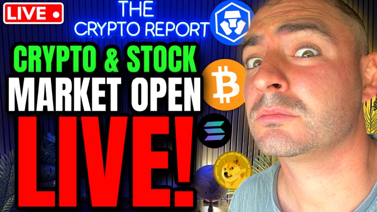 Government Shutdown, Bitcoin, & Altcoins VS FED Rate Cuts (MARKET OPEN LIVE STREAM!)