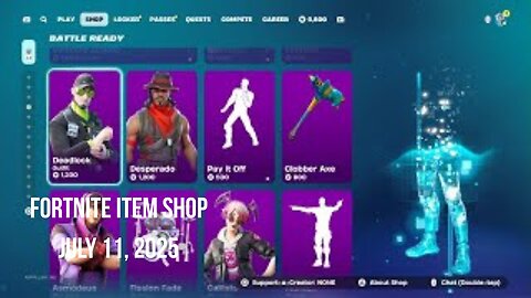 Fortnite Item Shop|July 11, 2025