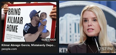 AG Pam Bondi: "Abrego Garcia is accused of transporting minor children for profit