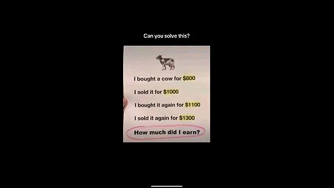 Can you solve this?