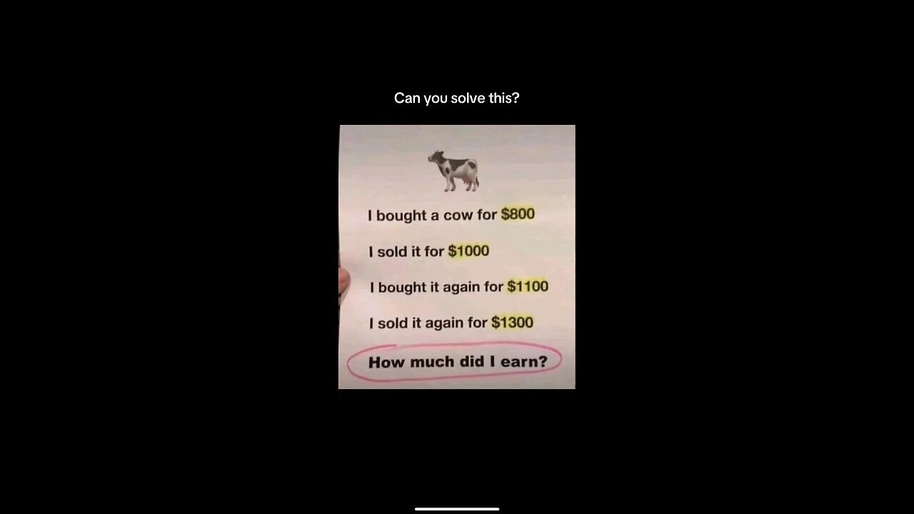 Can you solve this?