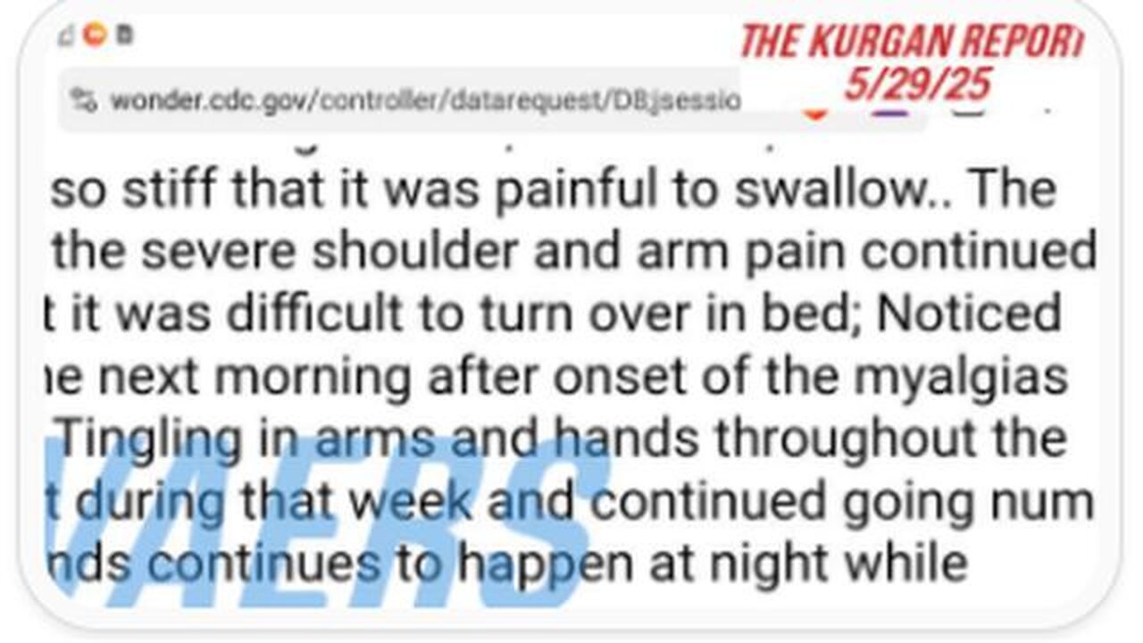 VAERS: THEY'D DO BETTER INJECTING THE DISINFECTANT! - The Kurgan Report