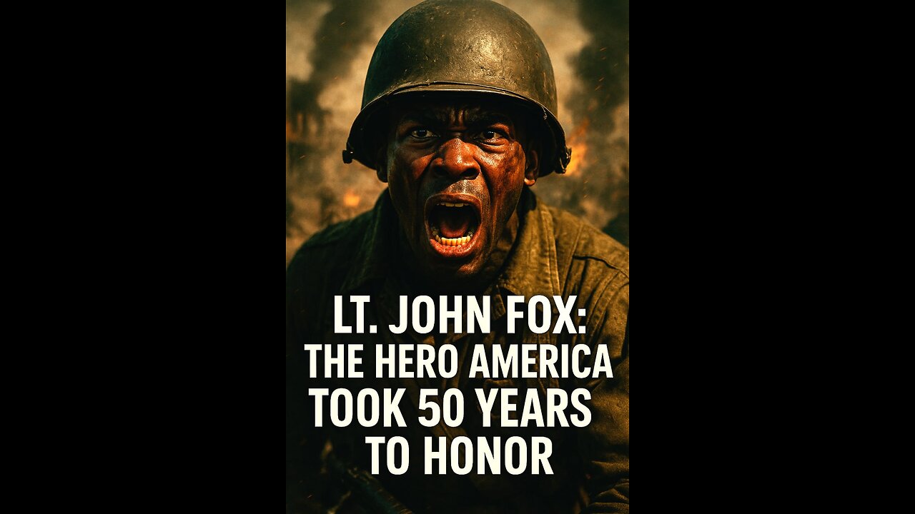 Lt. John Fox: The Hero America Took 50 Years to Honor