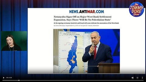 Netanyahu signs expansion of West Bank settlements▮The Jimmy Dore Show
