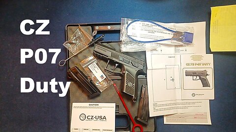 CZ-P07 Duty Semi-Auto with Cajun Gunworks Guide Rod Upgrade Replacement, SHOW AND TELL [236], Part 1