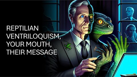 Reptilian Ventriloquism: Your Mouth Their Message