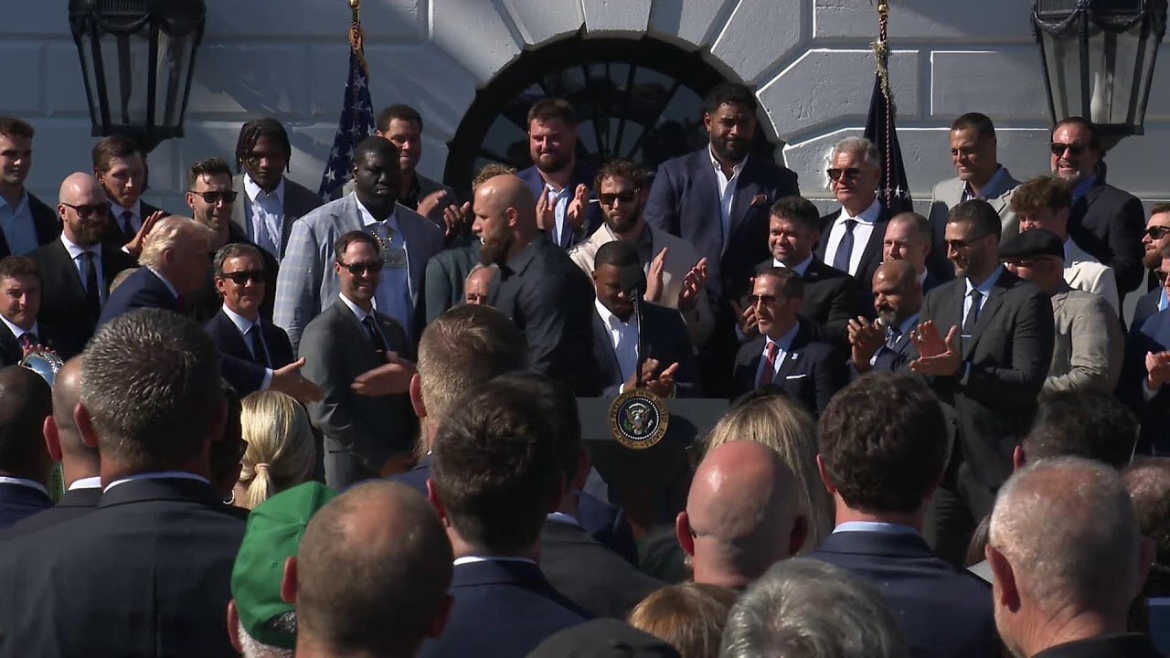 President Trump Participates in a Visit of the 2025 Super Bowl Champions [The Philadelphia Eagles]