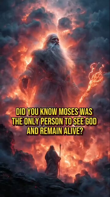 MOSES IS THE ONLY ONE WHO SAW GOD AND LIVED #truth #jesus #mary #joseph #ihs #church #bible #christi
