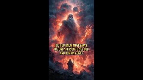 MOSES IS THE ONLY ONE WHO SAW GOD AND LIVED #truth #jesus #mary #joseph #ihs #church #bible #christi