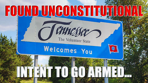 GUN LAW UNCONSTITUTIONAL!