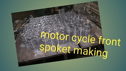 Motor cycle front spoket making