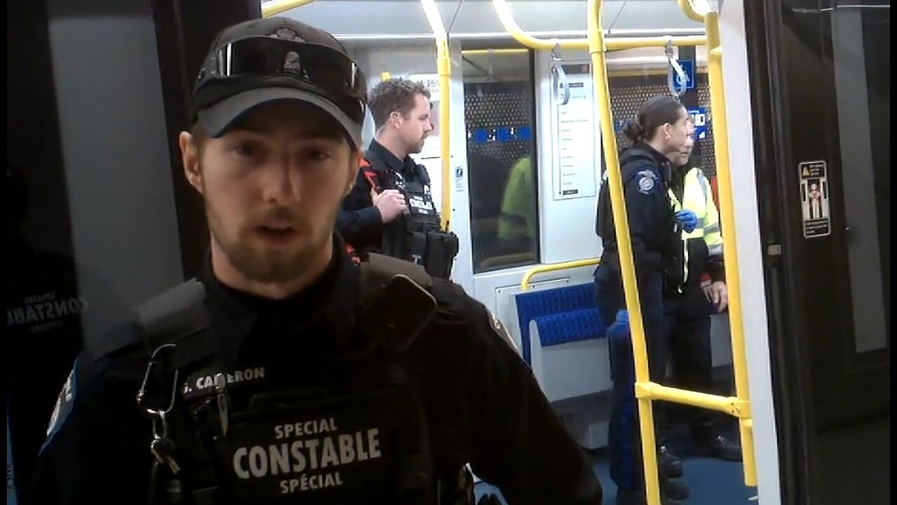 Ottawa Special Constables Sent Again by CSIS to Perform Another Skit Precisely As I Arrive (Part 1)
