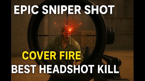 Epic Sniper Shot in Cover Fire | Best Headshot Kill 🔥 (Android Gameplay)