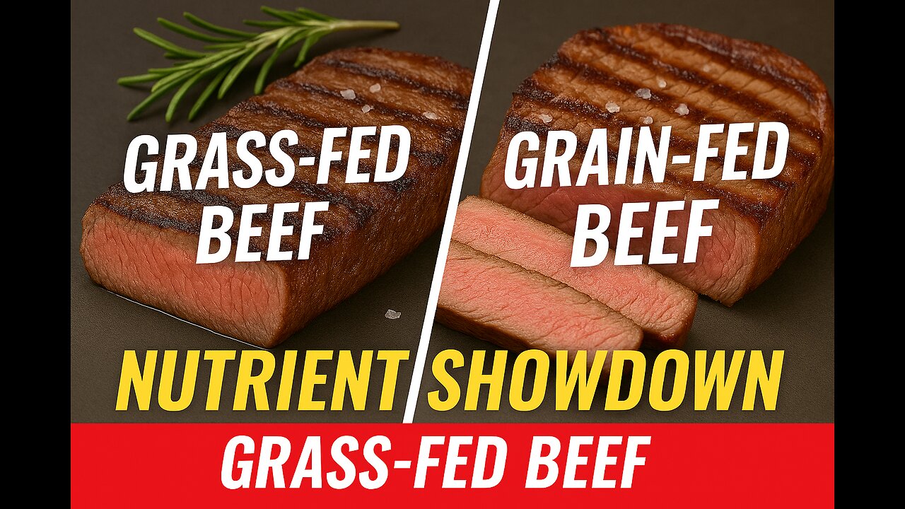 Grass-Fed Beef vs Grain-Fed Beef | Nutrient Showdown 🥩 Food Science