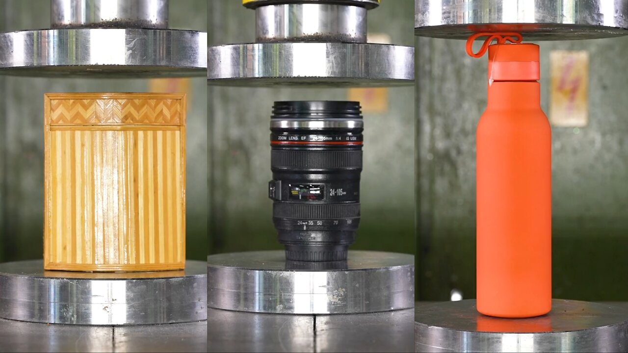 #Hydraulic_piston_vs_camera_lens_ASMR