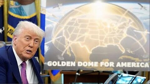THE GOLDEN DOME SLAVERY SYSTEM FOR AMERICA! TRUMP ANNOUNCES $175 BILLION SKYNET SURVEILLANCE GRID!