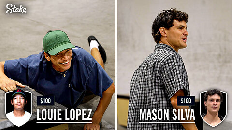 Professional Skateboarders Battle to Land the Best Trick | LOPEZ vs SILVA - Part 1