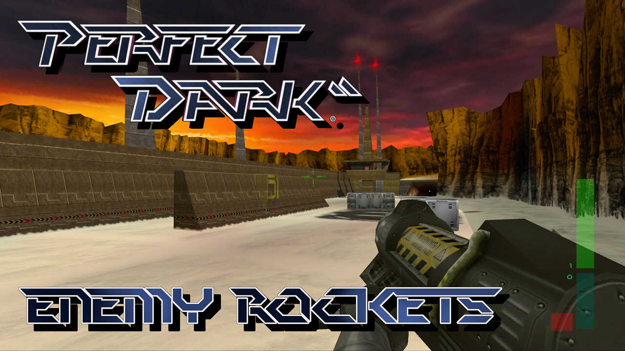 Perfect Dark XBLA [Enemy Rockets] Area 51: Infiltration - Perfect Agent
