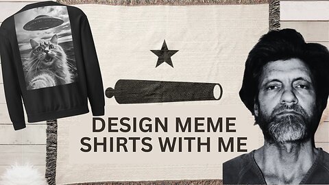 Meme Shirt Design with Me Test Live Stream