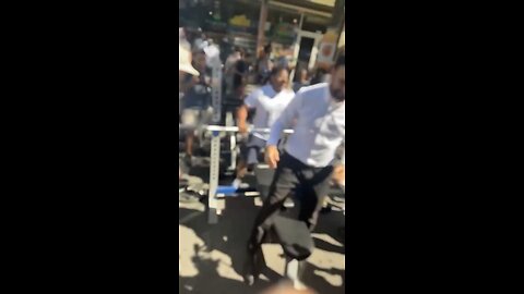 Zohran Mamdani attempted to dazzle NYC crowds by bench pressing 135 pounds at “Men’s Day