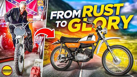 Yamaha DT100 Exploring Scotland on a Vintage Barn Find 2 stroke rust to Glory