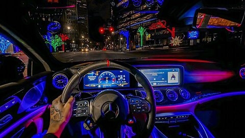 3AM DRIVE IN MURDERED OUT AMG GT63s POV DRIVE
