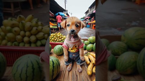 The poor puppy was made fun of by his friends because he did not have good clothes