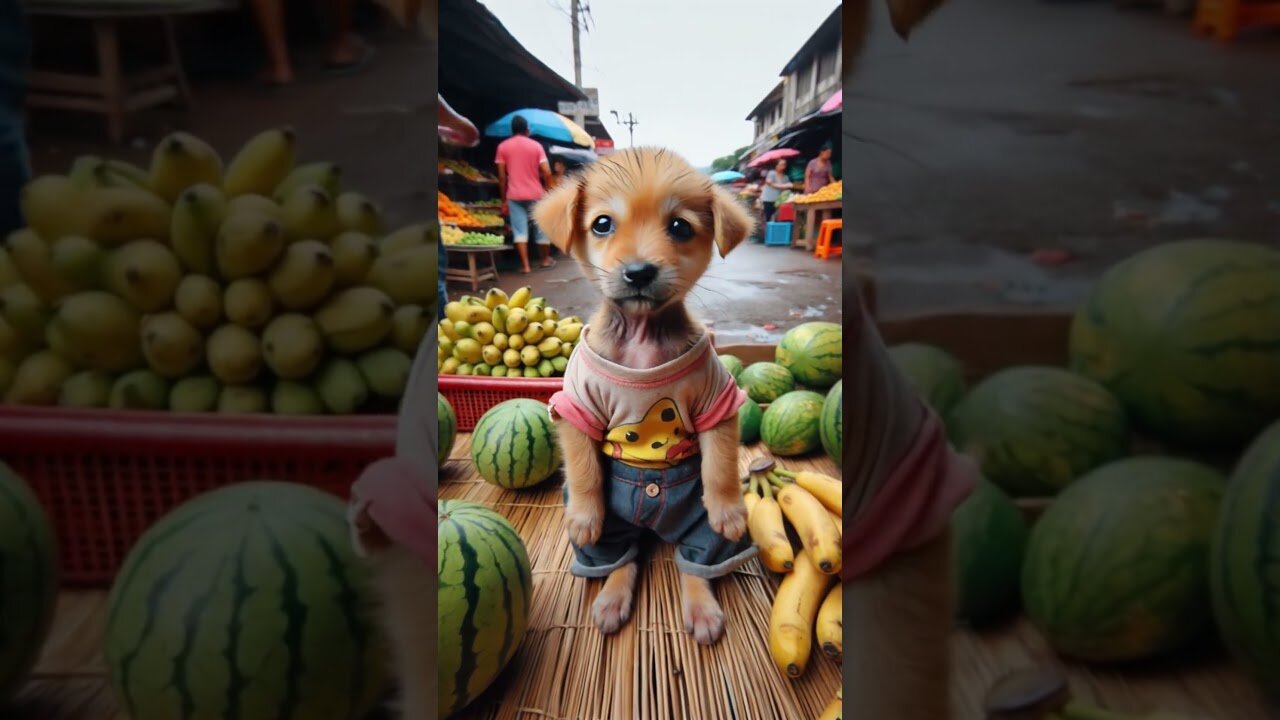The poor puppy was made fun of by his friends because he did not have good clothes