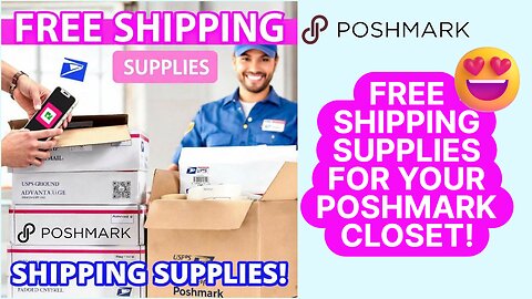 Get FREE Ground Advantage Shipping Supplies For Your Poshmark Closet!
