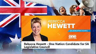 Rebecca Hewett - Legislative Council Candidate for One Nation South Australia