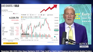 Gold | "Nobody But Foreign Central Banks Are Buying Actually Gold. They Are Buying Gold Because They Are Preparing for a World Where the Dollar Is No Longer the Reserve Currency." - Peter Schiff (12/26/2025)
