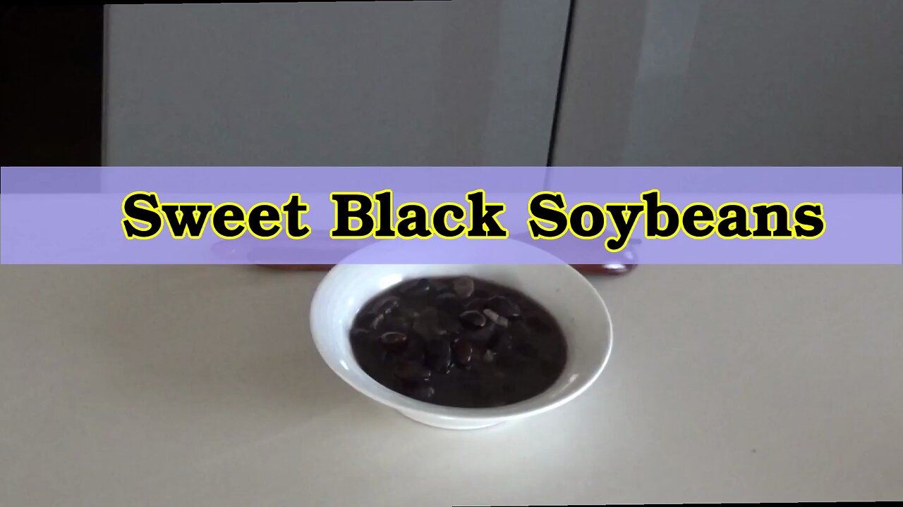 Sweet Black Soybeans