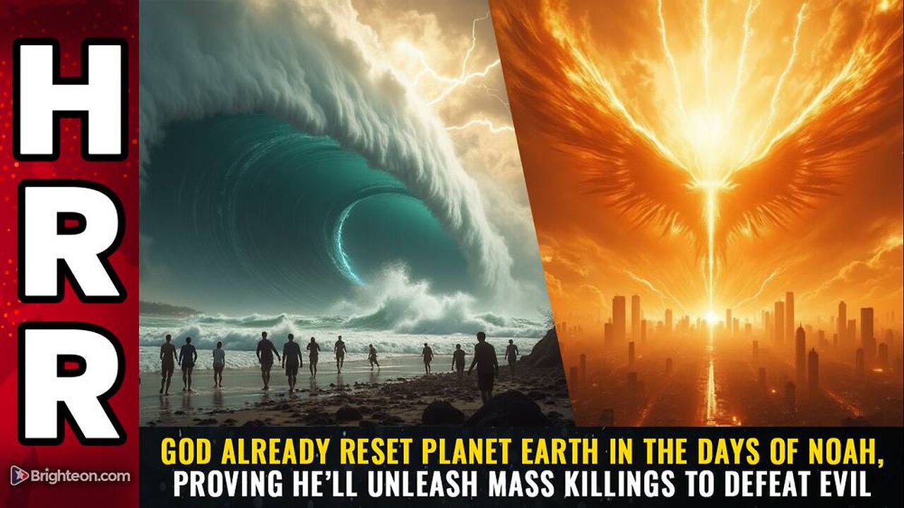 God already RESET planet Earth in the Days of Noah, proving he’ll unleash