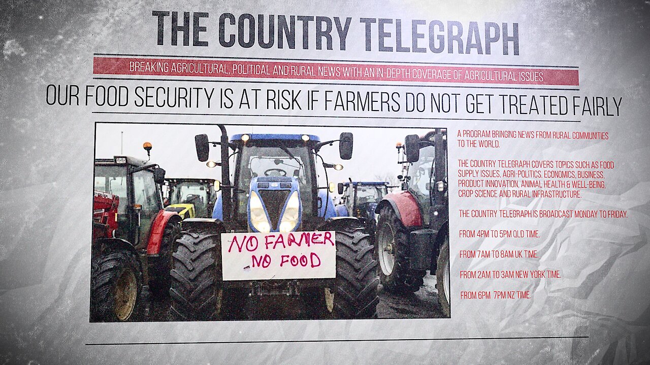 Flip The Food Bowl Documentary and Trevor's Story on The Country Telegraph.