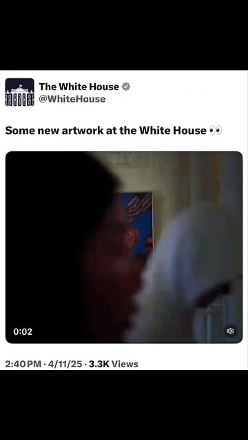 Beautiful New Artwork At The Whitehouse