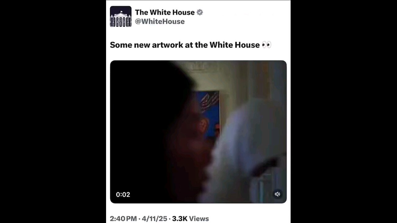 Beautiful New Artwork At The Whitehouse