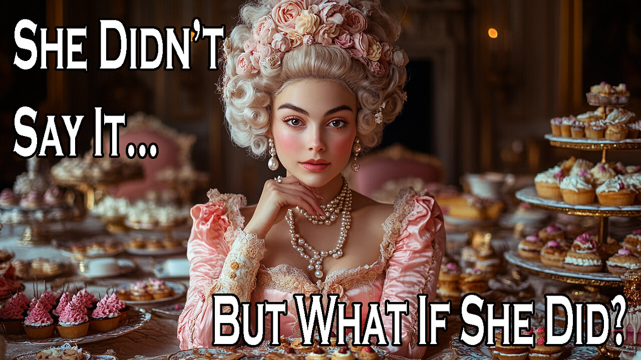 Marie Antoinette Didn't Say 'Let Them Eat Cake'... But What If She Did? | AI Generated Video