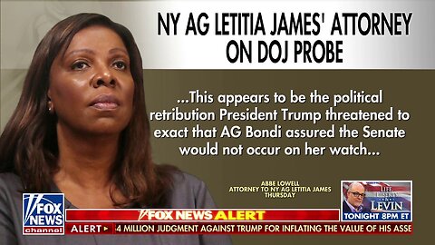 NY AG Letitia James’ attorney calls fraud probe ‘political retribution’