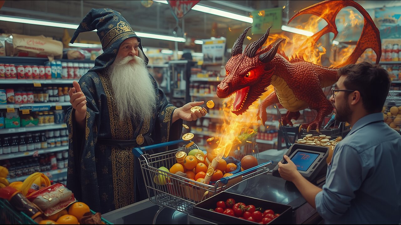 Wizard at the Supermarket 🧙‍♂️ | Magic Gone Wrong in the Modern World