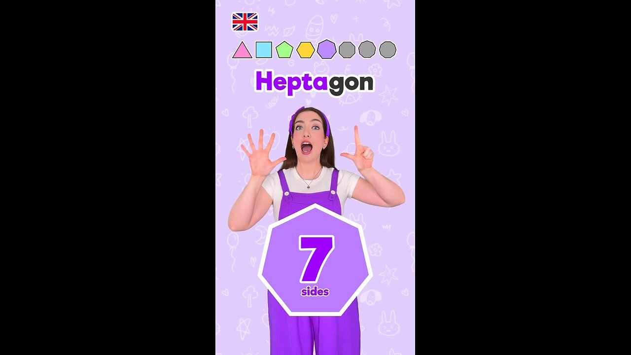 Let's learn shapes in English 3 #kids #learning #toddlers #beginner #education #preschool #geometry