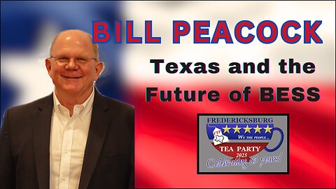 BILL PEACOCK and BESS in Texas Fredericksburg Tea Party - June 5, 1025