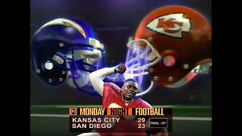 1995 - Week 6 MNF - Chiefs vs Chargers - Full Game + KCFX Radio with Mitch Holthus & Len Dawson