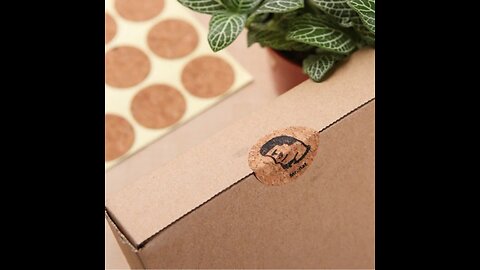 Wooden Self-Adhesive Sticker Labels With Writable Surface