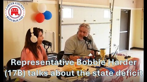 Representative Bobbie Harder (17B) talks about the state deficit and wreckless spending.