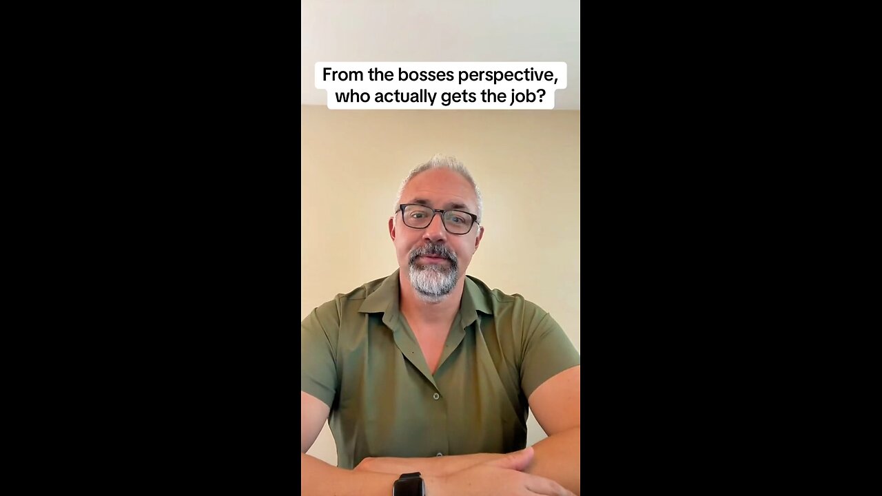 From the bosses perspective, who gets the job?
