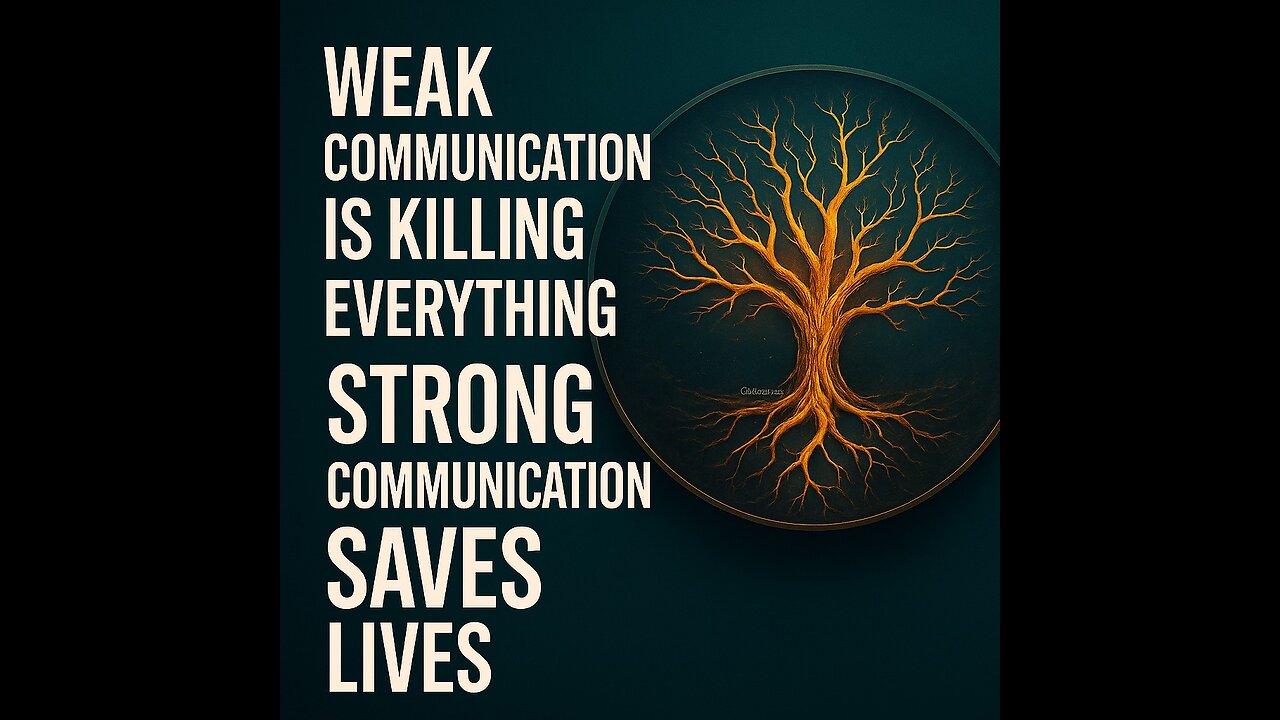Weak communication is destroying humanity.