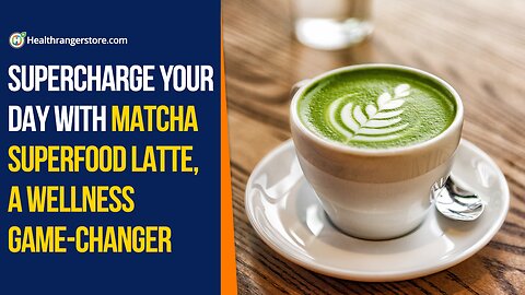 Supercharge your day with Matcha Superfood Latte, a wellness game-changer