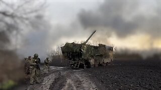 Efectiva colaboración entre artillería y drones rusos en Ucrania