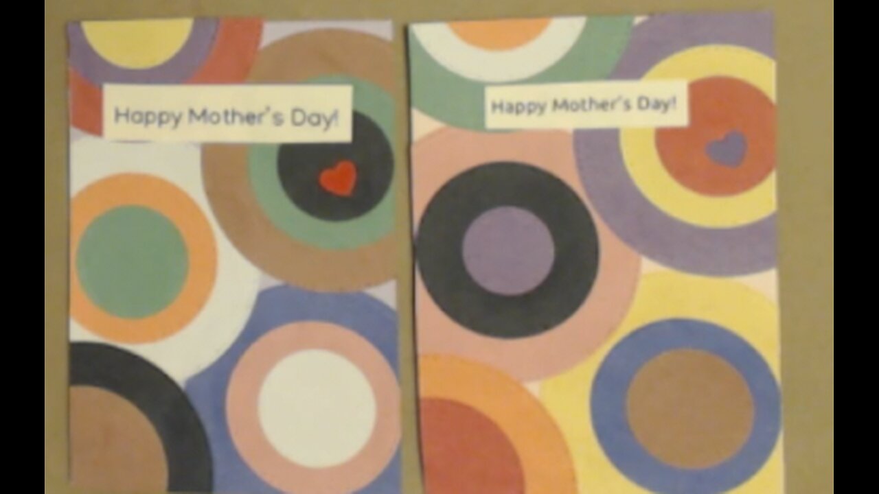 Making Cards for Mother's Day!
