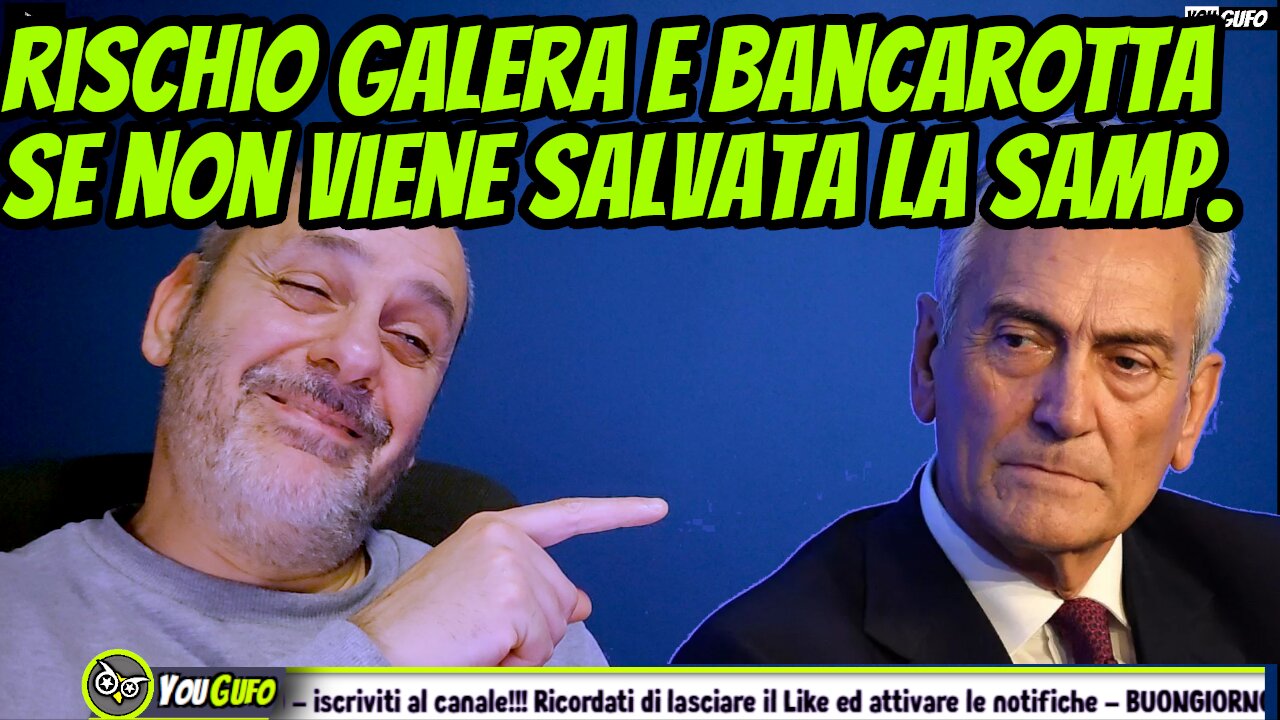 CLAMOROSO: SE LA SAMP RETROCEDE, GRAVINA RISCHIA LA GALERA. E I GIORNALISTI MUTI, OVVIAMENTE.